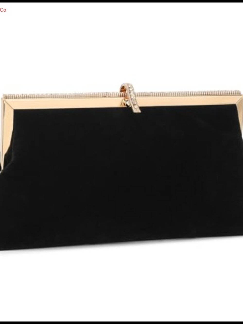 Velvet Evening Clutch Bag with Chain Formal Party Purse